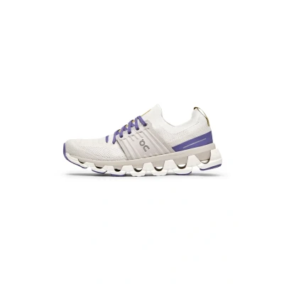 Immagine di On Cloudswift 3 Scarpe running neutre White blueberry, Donna, Taglia: 40.5, blueberry Tessuto