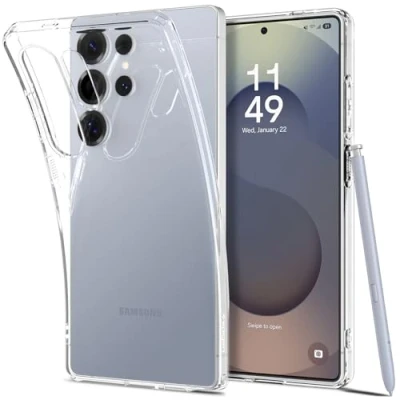 Immagine di Spigen Cover Liquid Crystal Compatibile con Samsung Galaxy S25 Ultra Trasparente