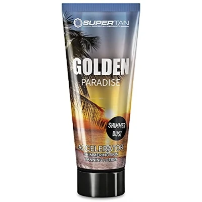 Immagine di SuperTan Golden Paradise Shimmer Dust Accelerator Lozione abbronzante (200ml)