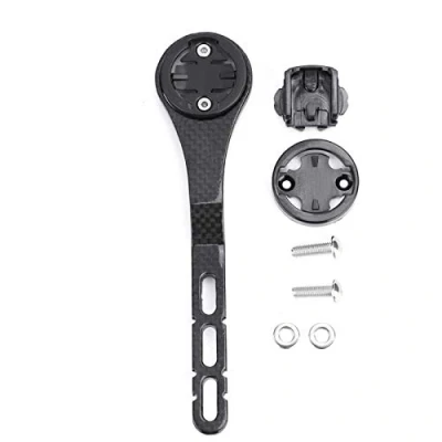 Immagine di Supporto per Manubrio, Gub692 Prolunga Manubrio Computer GPS Bici in Fibra di Carbonio Garmins Bryton