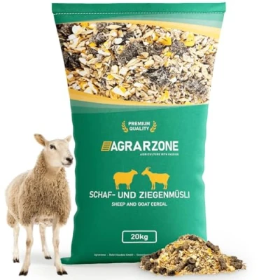 Immagine di Agrarzone mangime di pecora per capra cereali, 20 kg, austriaco senza ingegneria genetica, pecore e caprini, più volte pulito privo polvere