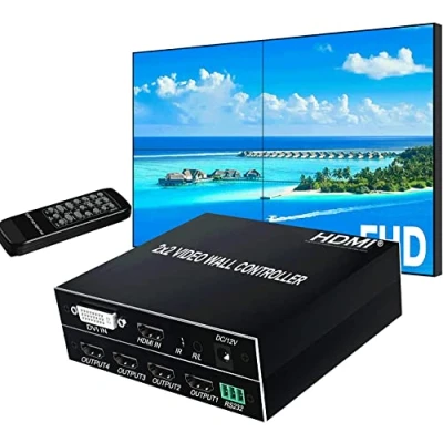 Immagine di Video Wall Controller 2X2 HDMI Processor 1080P TV 1X2 2X1 1X3 3X1 1X4 4X1