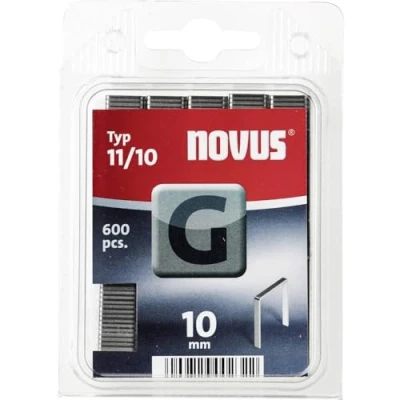 Immagine di Graffette 1200 pezzi Novus 042 0386 tipo 11/10 dimensioni (A x L) 10 mm 10,6