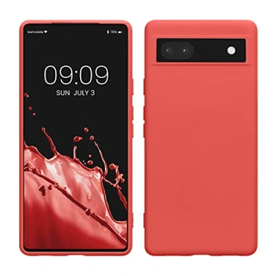Immagine di kwmobile Custodia Compatibile con Google Pixel 6a Cover Back Case per Smartphone in Silicone TPU Protezione Gommata dolce vita