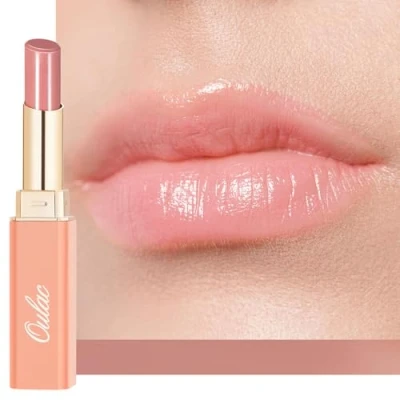 Immagine di Oulac 2 in 1 Rossetto e Balsamo Labbra Rosa, Succoso Lucido, Effetto Idratante Nutriente, Cura delle Labbra, Fornisce Morbidezza alle Secche Screpolate, Vegan (14) Tenderness