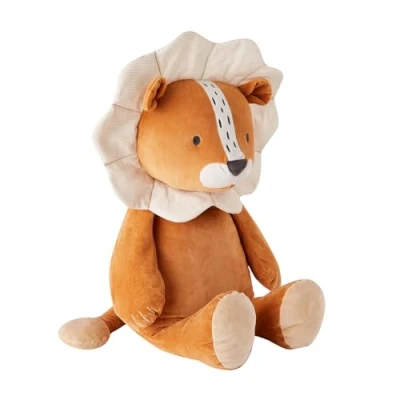 Immagine di Noukie&#039;s Peluche Medium Babou Doudou in Cotone Bio Misura Adatta ai Bambini (40 cm), Colore Marrone, N2240.40