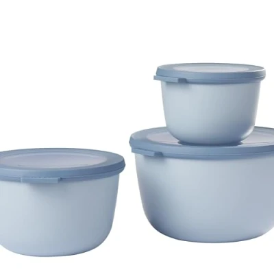 Immagine di Mepal Bowls Set Nordic Blue of 3 (500, 1000, 2000 ml)