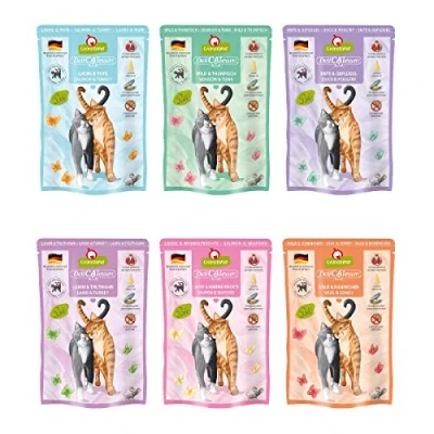 Immagine di GranataPet Delicatessen Multipack, 6 x 85 g, cibo umido per gatti in pacchetto di prove, alimento completo senza cereali, ad alto contenuto carne e oli alta qualità