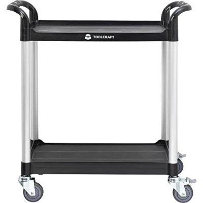 Immagine di TOOLCRAFT 1296213 Carrello di servizio Colore: Nero, Argento