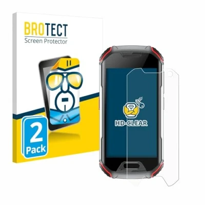Immagine di brotect Pellicola Protettiva per Unihertz Atom L Protezione Schermo (2 Pezzi) [Trasparente, Anti Impronte]