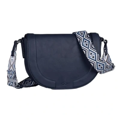 Immagine di TOM Tailor NANI MIT Gemustertem Webriemen Borsa a tracolla, Donna, Taglia: One Size, Dark blue