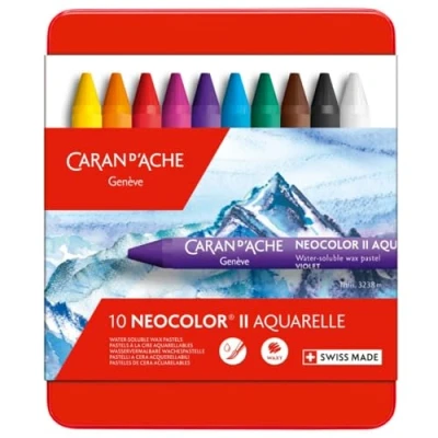 Immagine di Caran d&#039;Ache 7500.31 Creative Art Materials NeoColor II Set di pastelli in cera solubile acqua, multicolore
