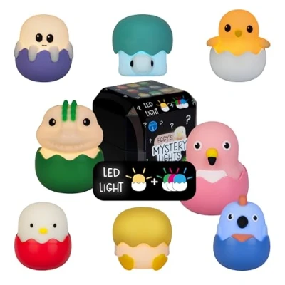 Immagine di MegaLight Blind Box Mini luci notturne per Bambini Mystery Selezione Casuale di Figure 1 9 da Collezionare 4 Diversi Colori Luce dimmerabile all&#039;infinito EGGY&#039;S Lights