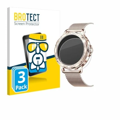 Immagine di brotect Pellicola Protettiva Vetro per Darmowade Smartwatch 1.2&quot; Protezione Schermo (3 Pezzi) [Durezza Estrema 9H, Chiaro]
