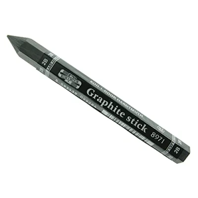 Immagine di Koh I Noor Progresso Jumbo Matita in Grafite Senza Legno, 2B, Grigio, 1 Count (Pack of 1)