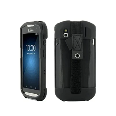 Immagine di Mobilis Guscio Protettivo per Zebra TC51 TC52 TC56 TC57, Custodia Robusta Computer Mobile con Fascia di Presa e Supporto Stilo, Compatibile la Stazione Ricarica, Nero