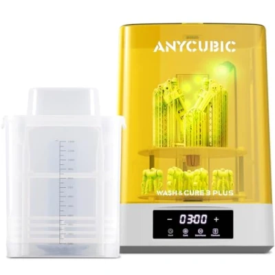 Immagine di ANYCUBIC Wash and Cure 3 Plus Macchina di Lavaggio e Cura 2 in 1, Aggiornamento delle Dimensioni, Progettazione Luci a Collo d&#039;oca Flessibile, Dimensioni Massima 228 * 128 260mm3