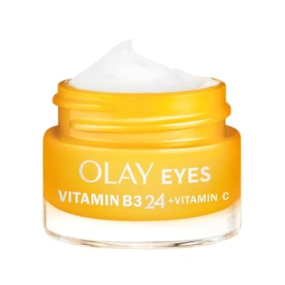 Immagine di Olay vitamina B3 24 + C Crema per gli occhi con B3, e peptidi una pelle visibilmente più luminosa, 15 ml