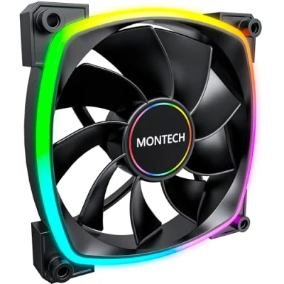 Immagine di Montech RX140 PWM ARGB Reverse Lüfter 140mm, schwarz Ventola per PC case