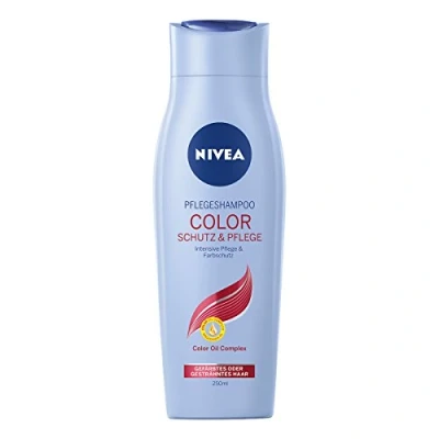 Immagine di Nivea capelli della Cura Shampoo per colorati o gestraehntes, 250 ML Bottiglia, color protezione, confezione da (6 X ML)