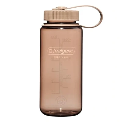 Immagine di Nalgene Sustain Borraccia in Tritan senza BPA, realizzata con materiale derivato dal 50% di rifiuti plastica, 473 ml, imboccatura larga, color caffè