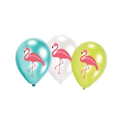 Immagine di Amscan 9903333 6 palloncini in lattice Flamingo Paradise 27,5 cm / 11&quot;,