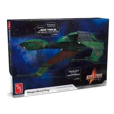 Immagine di AMT Star Trek Klingon Modellino di rapace in scala 1:350