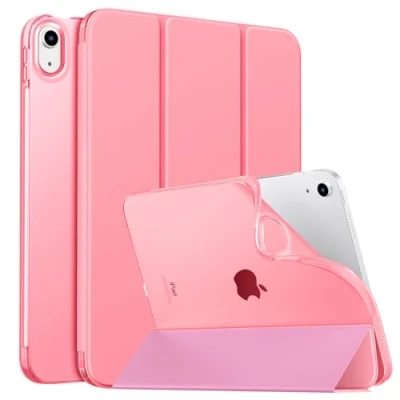 Immagine di MoKo Custodia Protettiva Compatibile con iPad 10a Generazione 10,9 Pollici 2022, Cover in TPU e Pelle PU Chiusura Magnetica, Sostegno, Auto Riattivazione/Standby, Conchiglia