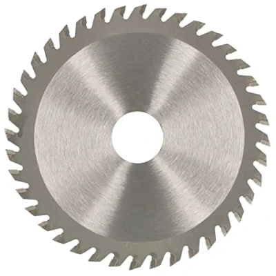 Immagine di Kotarbau® Lama per sega in metallo duro taglio del legno, a 40 denti, con diametro da 125 mm + anelli riduttori