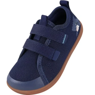 Immagine di Scarpe a Piedi Nudi in Versione Larga Ragazzi Ragazze Outdoor Trail Running Minimalista da Camminare(Blu, 24 EU Larga)