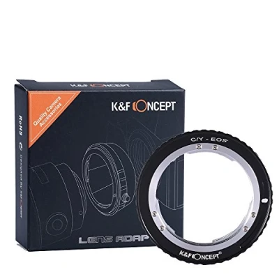 Immagine di K&amp;F Concept C/Y EOS Anello Adattatore per Obiettivo Contax Yashica Canon 1D 1DS Mark II 7D 50D Digital Rebel T2i T3 SL1 300D 500D 1000D