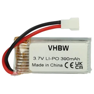 Immagine di vhbw batteria compatibile con Hubsan X4 H107, H107D drone quadricottero multicottero (390mAh, 3,7V, Li Poly)