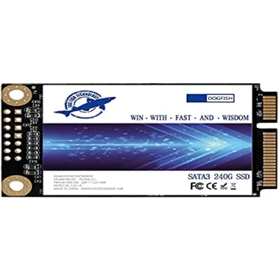 Immagine di Dogfish Msata SSD 240GB Internal Solid State Drive Mini Sata Disk(MSATA,240GB)