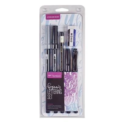 Immagine di Tombow 56190 Set di calligrafia per principianti Include tutto il necessario iniziare a scrivere mano