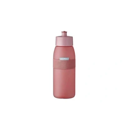 Immagine di Mepal Botella Deportiva Ellipse Práctica de Agua para Deporte y Ocio Gimnasio con Boquilla Blanda Apta Lavavajillas Sin BPA 500 ml Vivid mauve