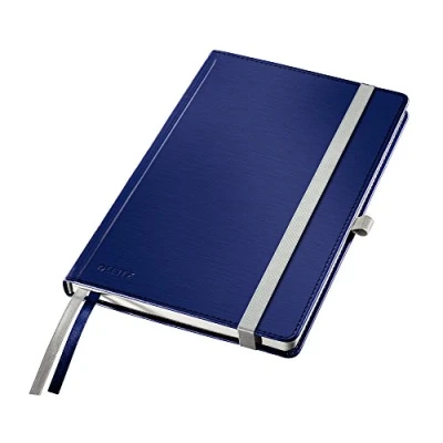 Immagine di LEITZ Style Taccuino A Righe Con Copertina Rigida, A5, Blu Titanio