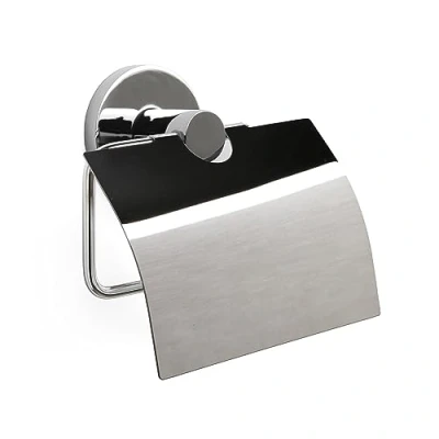 Immagine di TATAY Portarotolo con Coperchio, Metallo, Metallizzato, 12,5 x 4,5 12 cm