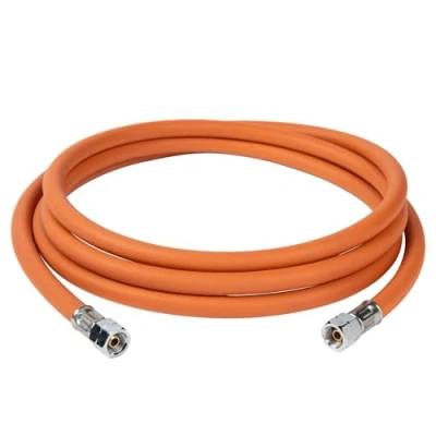 Immagine di THR Industrieprodukte Tubo del gas 3 m 300 cm 2 x 1/4&quot; filettatura sinistra resistente all&#039;inverno 30 propano butano 2024
