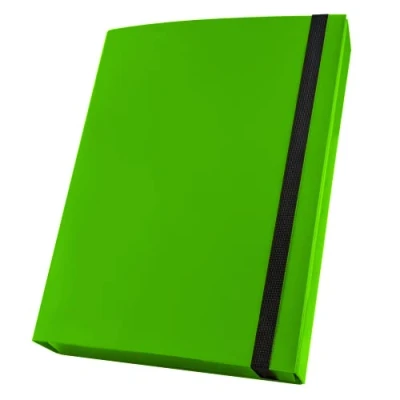 Immagine di Netuno 1x cartellina portadocumenti verde chiaro formato A4 dorso 50 mm con elastico cartella porta documenti cartone polypropylene
