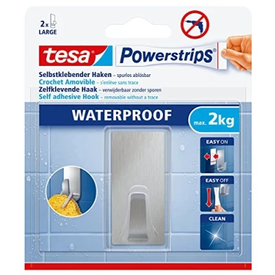 Immagine di tesa Powerstrips Waterproof Hooks L metal rectangular