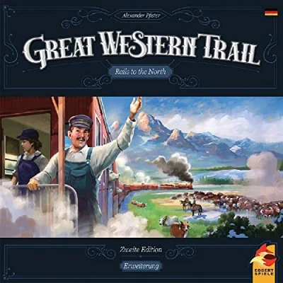 Immagine di Asmodee Great Western Trail Rails to The North Gioco, Multicolore, 2. Erweiterung, EGGD0006
