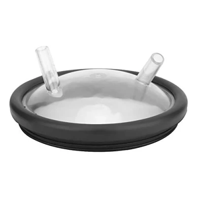 Immagine di Coperchio della Benna di mungitura e Guarnizione plastica Trasparenti del Secchio Latte per la mungitrice Aperto Due
