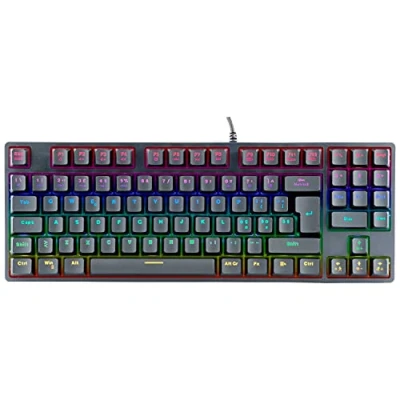 Immagine di Itek Tastiera Gaming X50 Meccanica, Switch Blu OUTEMU, RGB, Software, 90 tasti, Compatta