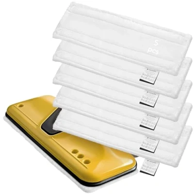 Immagine di Navaris Set da 5 Panni Lavapavimenti in Microfibra Compatibile con Kärcher EasyFix SC 2 3 4 Stracci di Ricambio Strofinacci Pavimenti