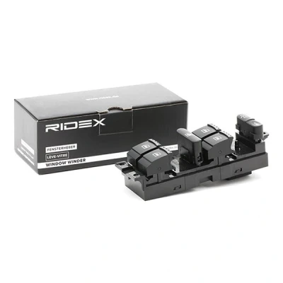 Immagine di RIDEX 1761S0013 Interruttore, Alzacristallo 4 anteriore, lato conducente SKODA: Fabia I Hatchback, Octavia 1 Combi, Combi