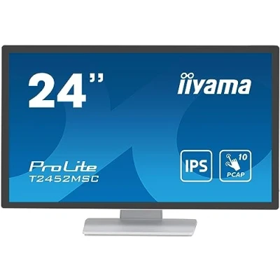 Immagine di Iiyama 24 WHITE Bonded PCAP Monitor touch screen ERP: E (A G) 60.5 cm (23.8 pollici) 1920 x 1080 Pixel 16:9 14 ms HDMI ™, DisplayPort, USB 3.1 Gen 1 IPS LED