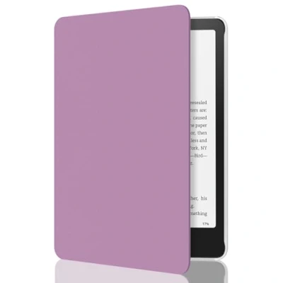 Immagine di MoKo Custodia per 7&quot; Kindle Paperwhite 12th Generation 2024&amp;Kindle Colorsoft Signature Edition 2024, Protettiva in Policarbonato di Stile Semplice e Elegante Viola
