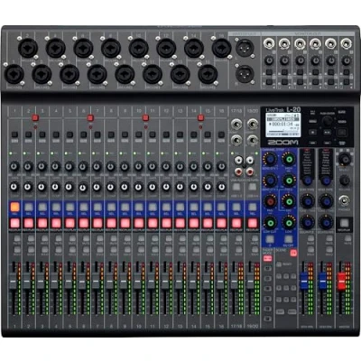 Immagine di Zoom L 20 LiveTrak Digital Mixer and Recorder