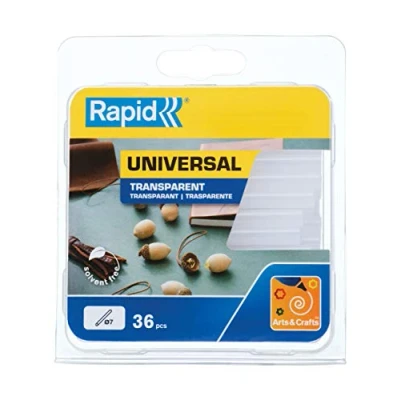 Immagine di Rapid 40107350 Colla in stick da 7 mm Trasparente multiuso,