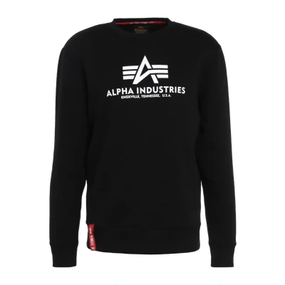 Immagine di Alpha Industries Basic Felpa black, Uomo, Taglia: Large, Black